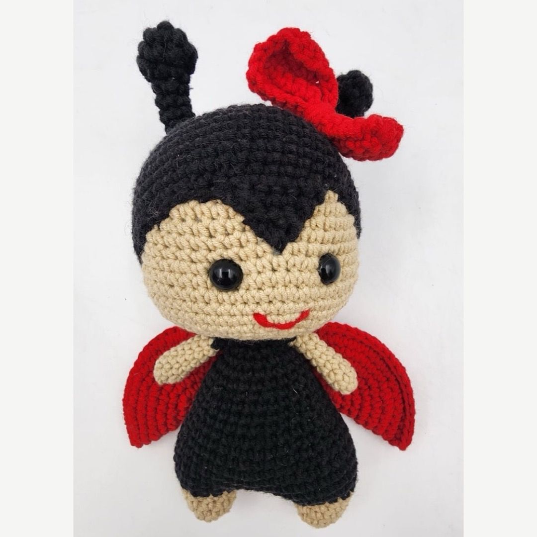 Lulu the crochet Ladybug